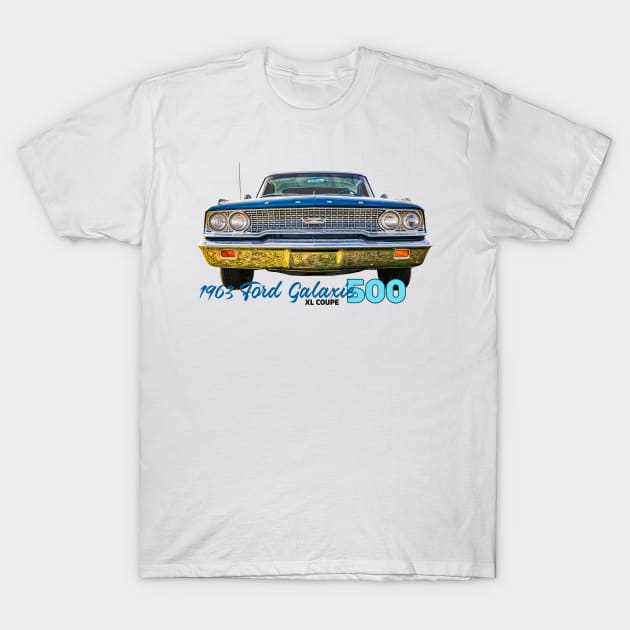 1963 Ford Galaxie 500 XL Coupe T-Shirt by Gestalt Imagery